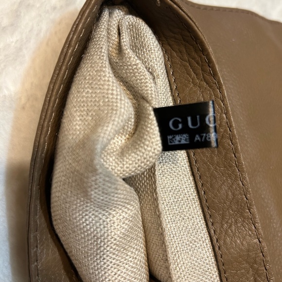 Authentic Python 🐍 and leather Gucci brown clutch - Picture 6 of 9